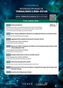 I Conferência Interdisciplinar de Termalismo e Bem-Estar