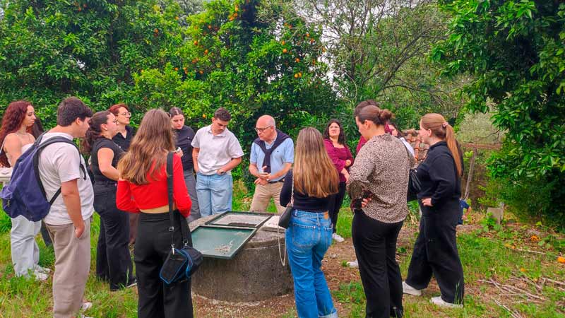 Estudantes do CTeSP de Termalismo e Bem-Estar do ISAVE visitam as Termas de Caldelas