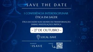 Save the Date - ÉTICA EM SAÚDE